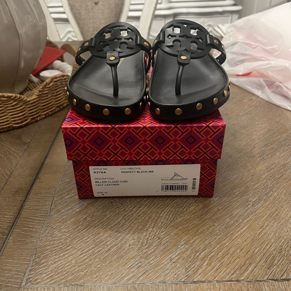 Tory Burch Miller Cloud Coin with Gold Accents